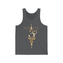 Load image into Gallery viewer, Breathe Unisex Jersey Tank - Gold