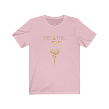 Load image into Gallery viewer, Breathe Unisex Jersey Short Sleeve Tee - Gold