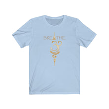 Load image into Gallery viewer, Breathe Unisex Jersey Short Sleeve Tee - Gold