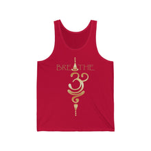 Load image into Gallery viewer, Breathe Unisex Jersey Tank - Gold