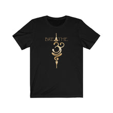 Load image into Gallery viewer, Breathe Unisex Jersey Short Sleeve Tee - Gold