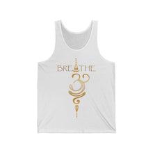 Load image into Gallery viewer, Breathe Unisex Jersey Tank - Gold