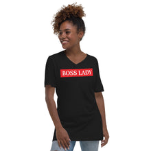Load image into Gallery viewer, Boss Lady V-Neck T-Shirt