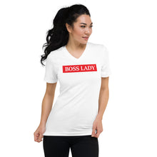 Load image into Gallery viewer, Boss Lady V-Neck T-Shirt