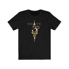 Load image into Gallery viewer, Breathe Unisex Jersey Short Sleeve Tee - Gold
